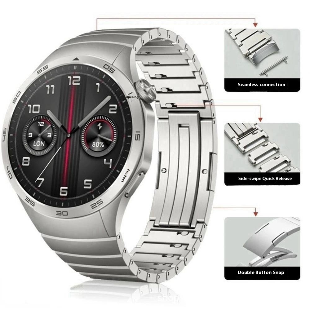  Huawei Watch GT 6 46 mm Armband Rostfritt Stål Silver
