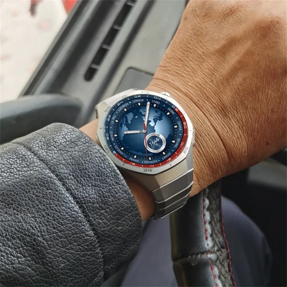  Huawei Watch GT 6 46 mm Armband Rostfritt Stål Grå