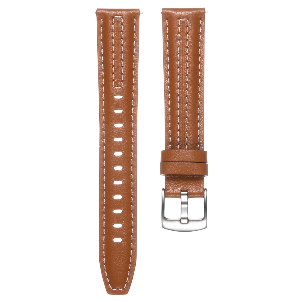  Klockarmband 18 mm Äkta Läder Brun