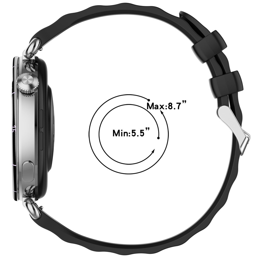  Huawei Watch GT 6 41 mm / 5 Pro 42 mm Armband Silikon Rosa