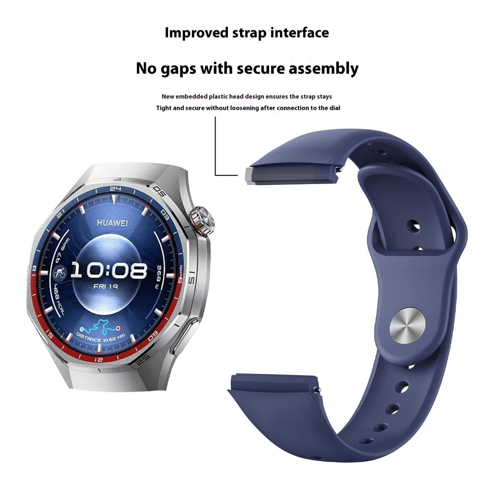  Huawei Watch GT 6 Pro 46 mm Armband Silikon Blå