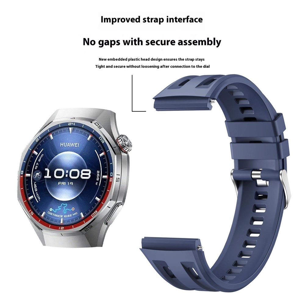  Huawei Watch GT 6 Pro 46 mm Armband FlexSilicone Svart
