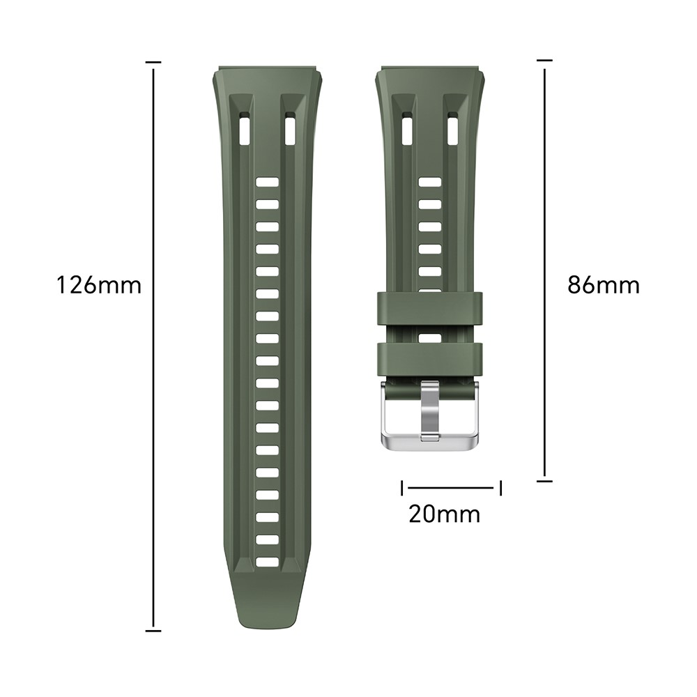  Huawei Watch GT 6 Pro 46 mm Armband FlexSilicone Svart