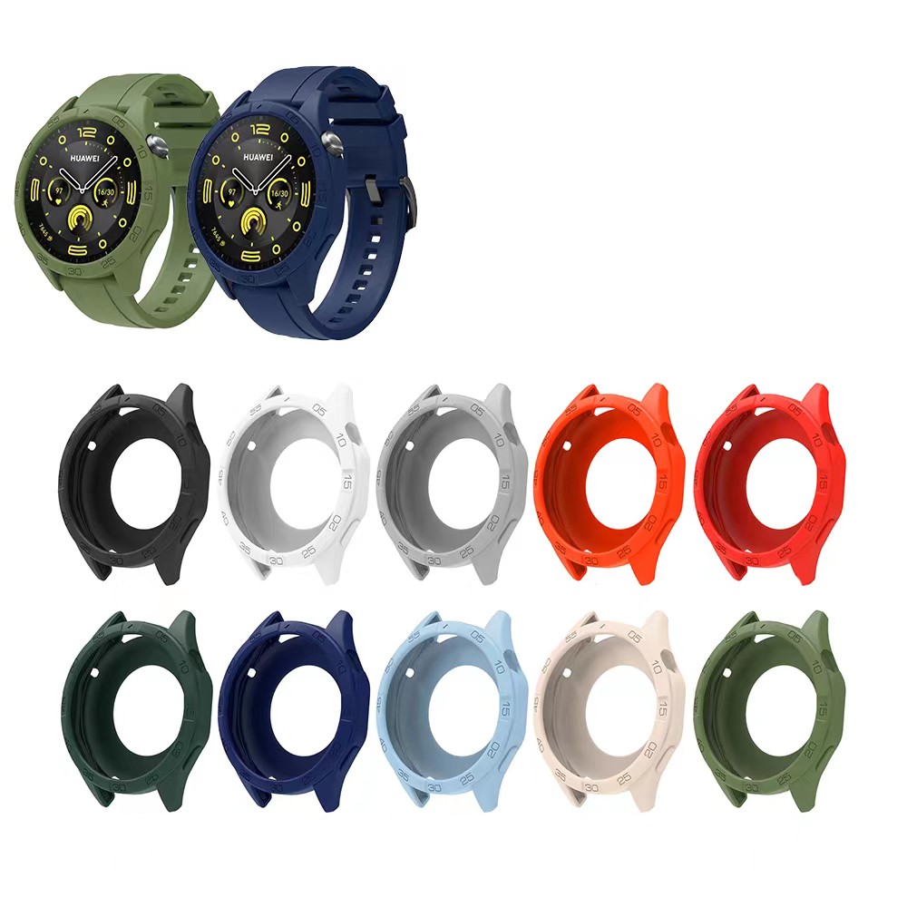  Huawei Watch GT 6/5/4 46 mm Skal Silikon Grön