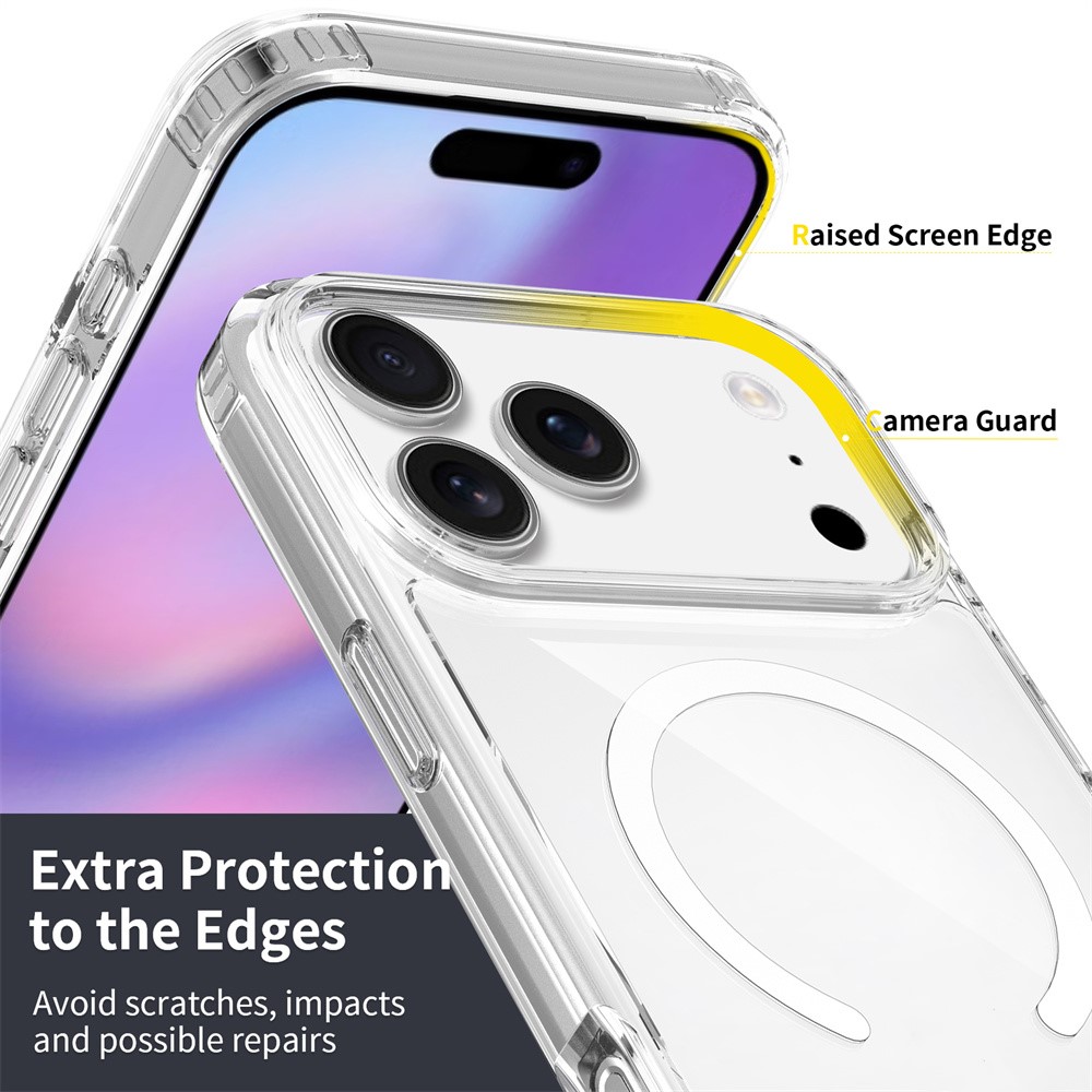  iPhone 18 Pro Max / 17 Pro Max Skal MagSafe TPU Transparent