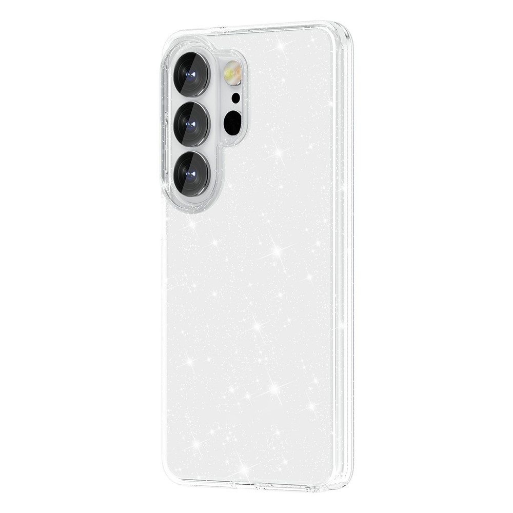  Samsung Galaxy S26 Ultra Skal Glitter TPU Vit