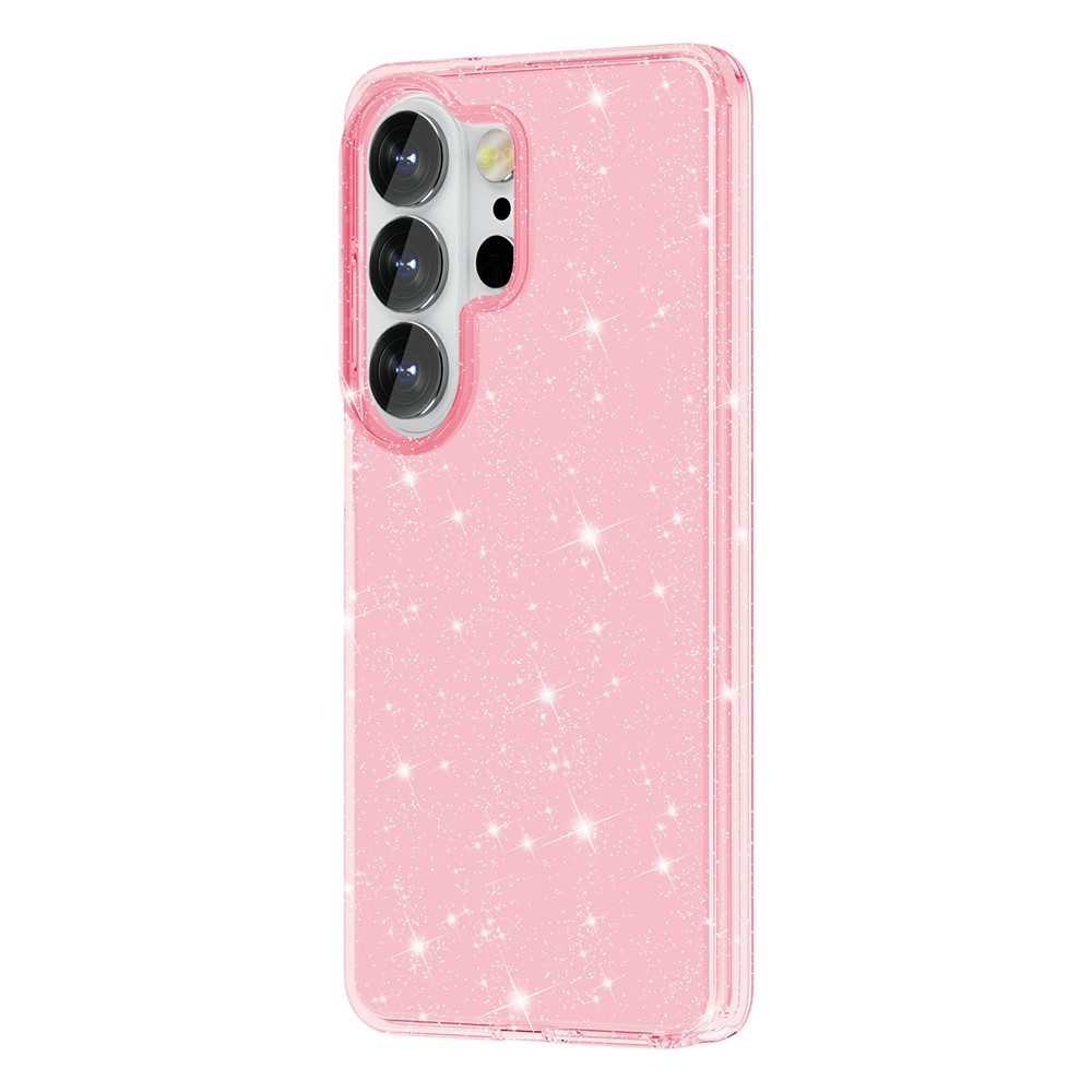  Samsung Galaxy S26 Ultra Skal Glitter TPU Rosa