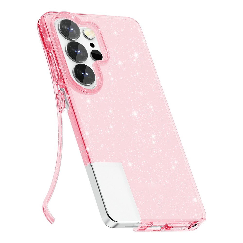  Samsung Galaxy S26 Ultra Skal Glitter TPU Rosa