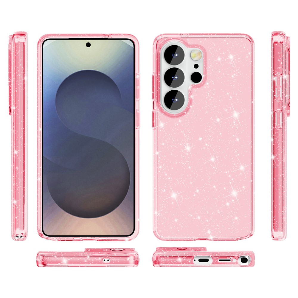  Samsung Galaxy S26 Ultra Skal Glitter TPU Rosa