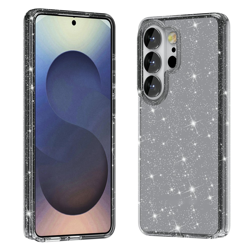  Samsung Galaxy S26 Ultra Skal Glitter TPU Svart