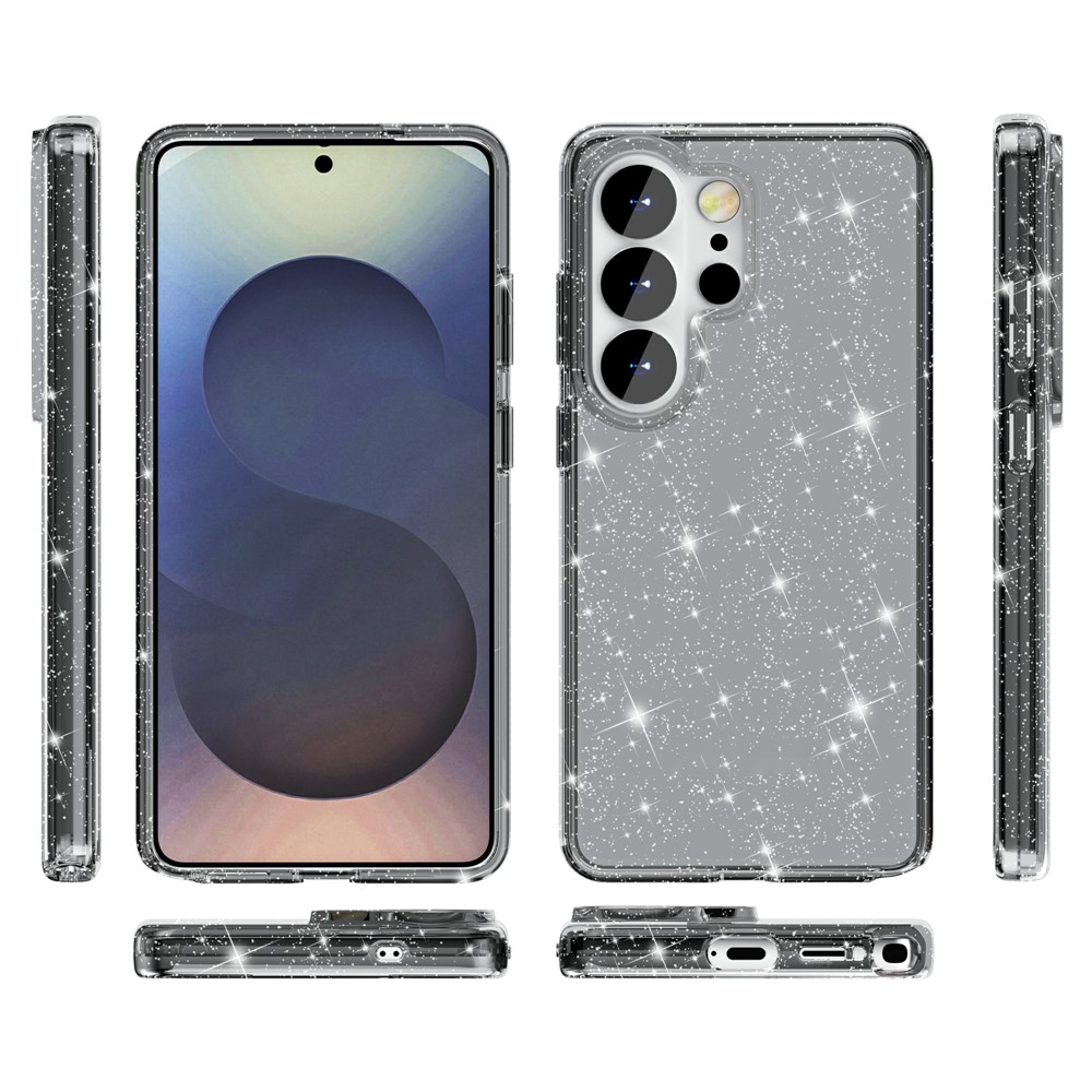  Samsung Galaxy S26 Ultra Skal Glitter TPU Svart