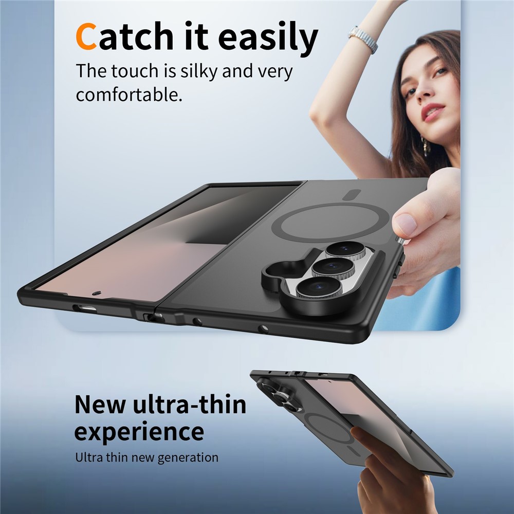  Samsung Galaxy Z Fold 8 Ultra Skal MagSafe TPU Svart