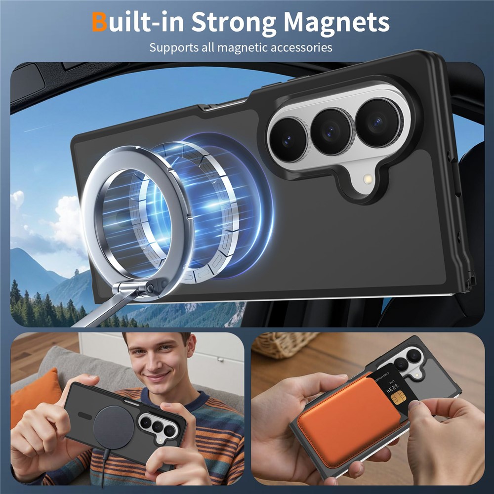 Samsung Galaxy Z Fold 8 Ultra Skal MagSafe TPU Svart