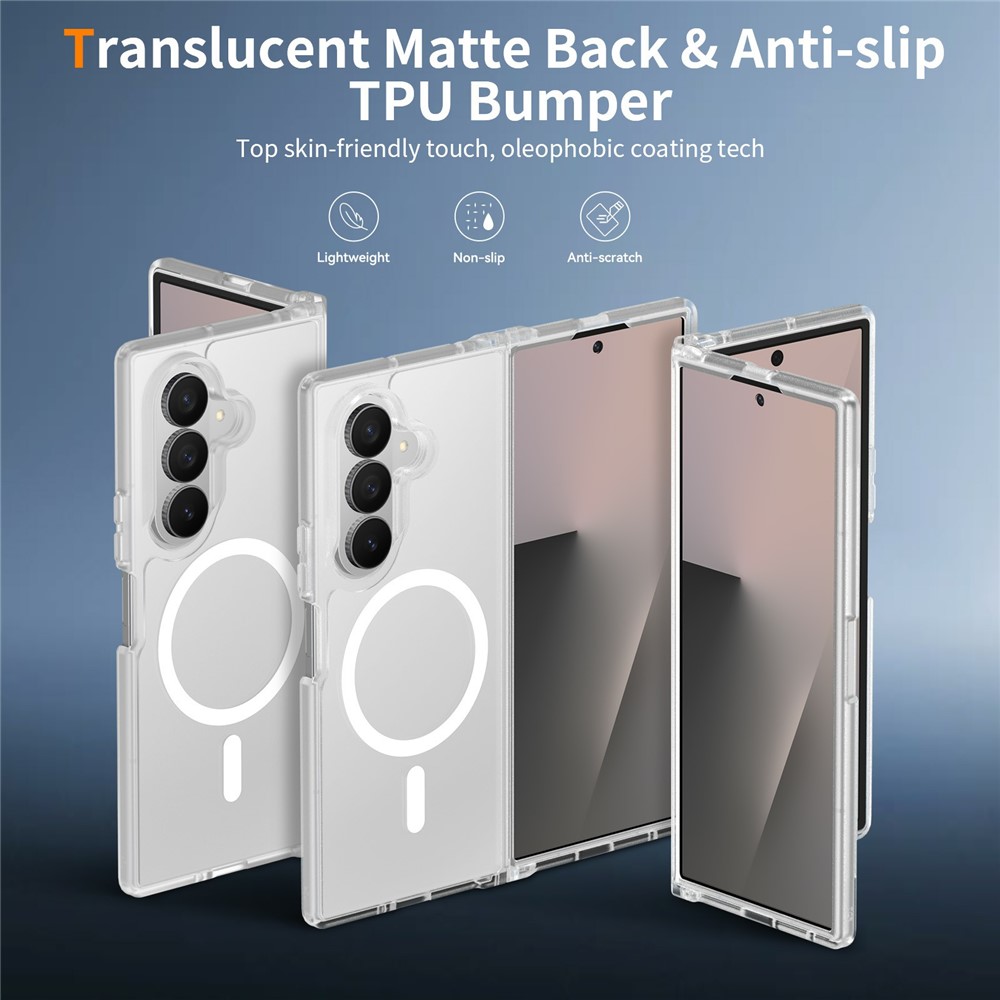  Samsung Galaxy Z Fold 8 Ultra Skal MagSafe TPU Transparent