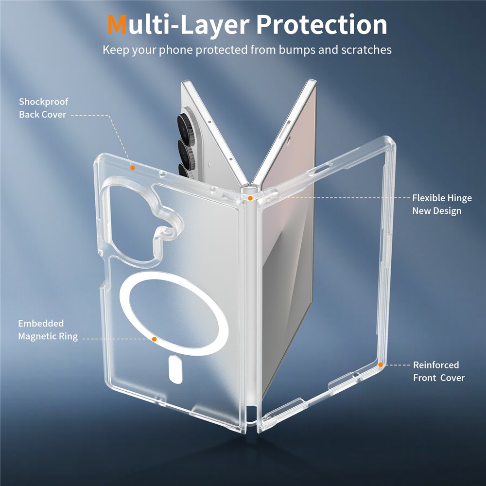  Samsung Galaxy Z Fold 8 Ultra Skal MagSafe TPU Transparent