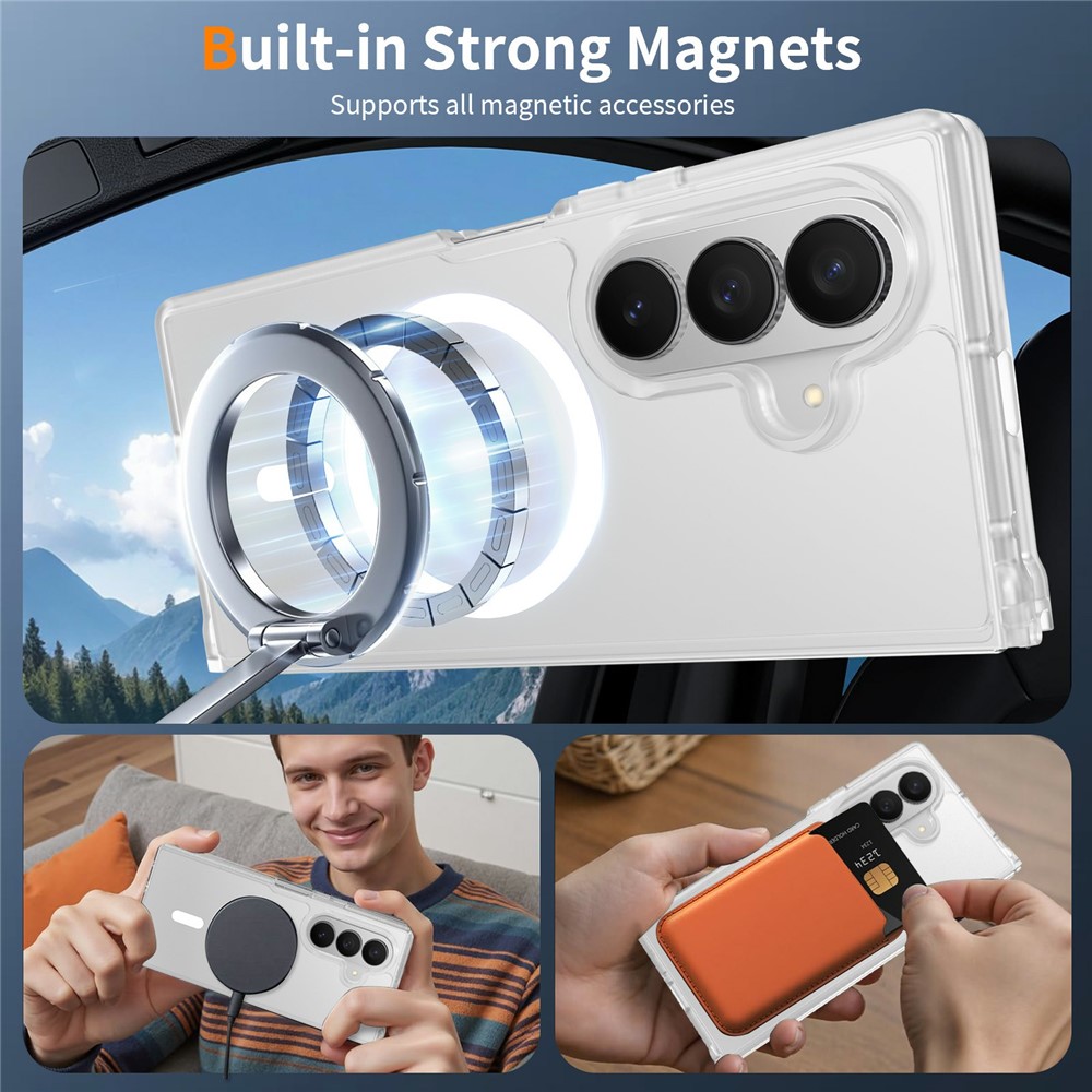  Samsung Galaxy Z Fold 8 Ultra Skal MagSafe TPU Transparent