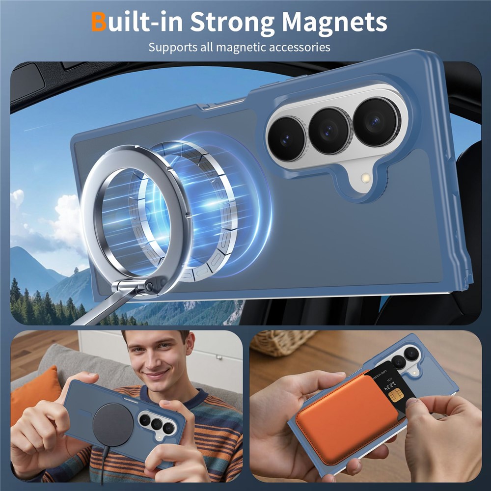  Samsung Galaxy Z Fold 8 Ultra Skal MagSafe TPU Blå