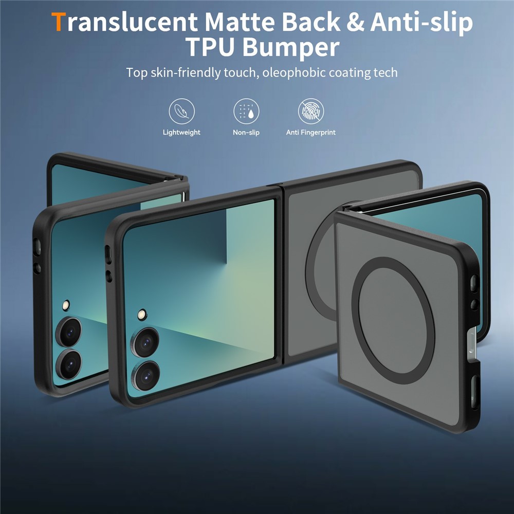  Samsung Galaxy Z Flip 8 Skal MagSafe TPU Svart