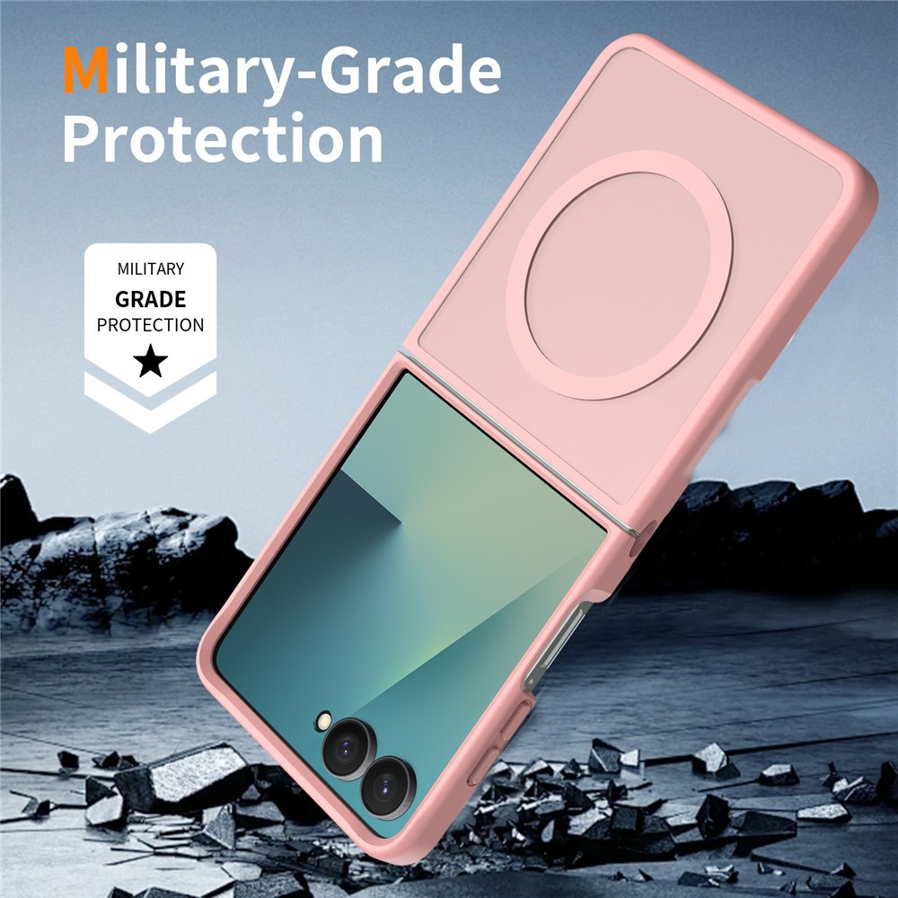 Samsung Galaxy Z Flip 8 Skal MagSafe TPU Rosa