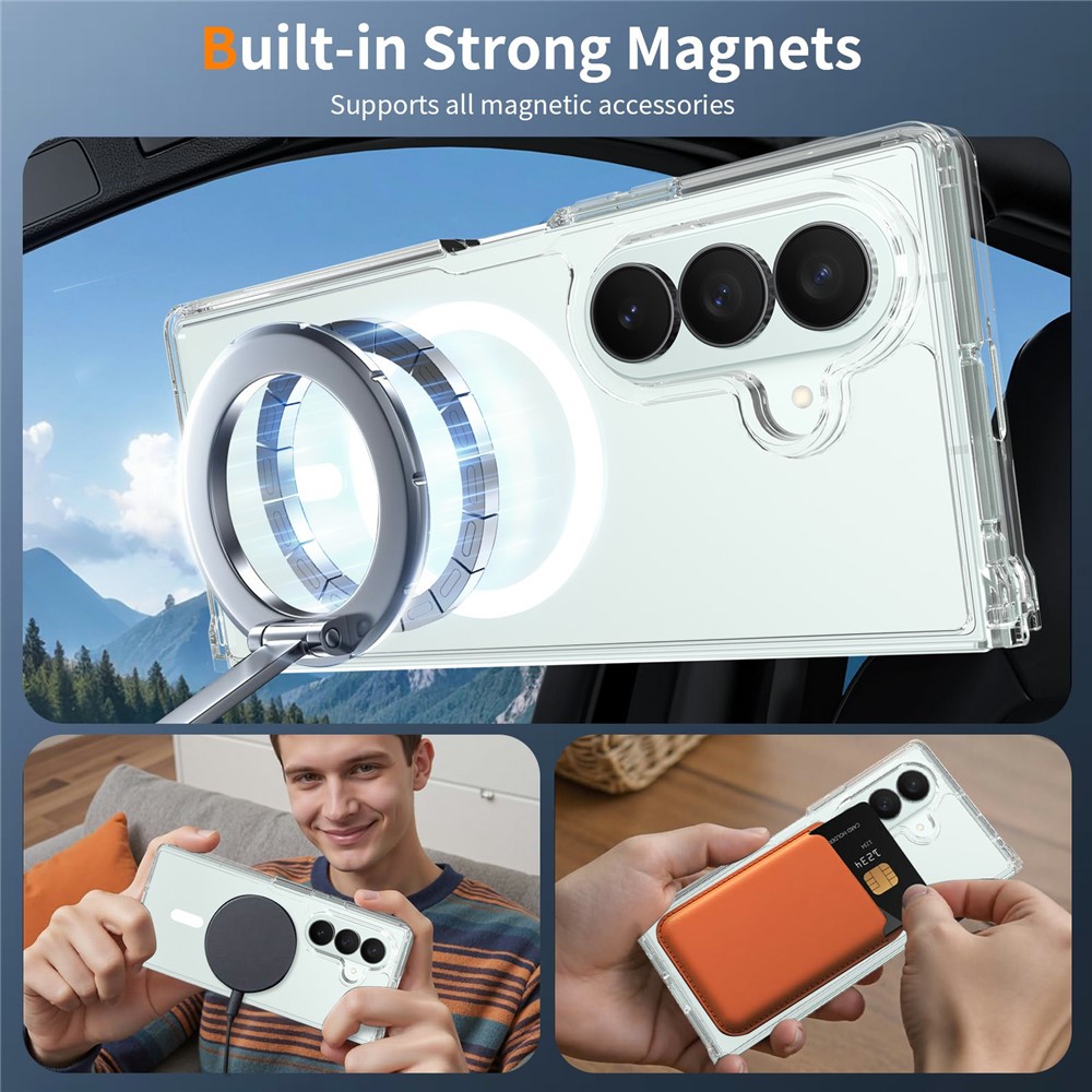  Samsung Galaxy Z Fold 8 Ultra Skal MagSafe TPU Transparent