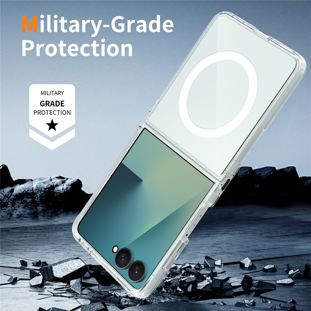  Samsung Galaxy Z Flip 8 Skal MagSafe TPU Transparent