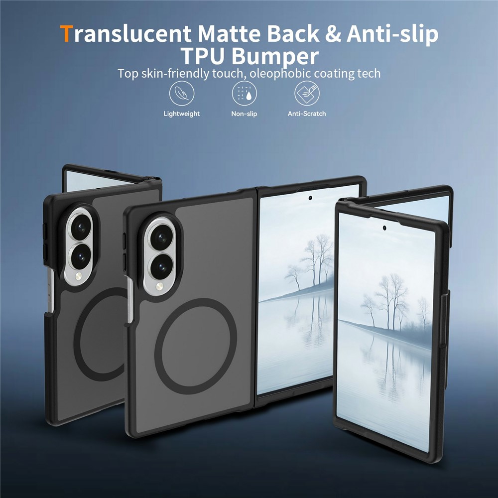  Samsung Galaxy Z Fold 8 Skal MagSafe TPU Svart