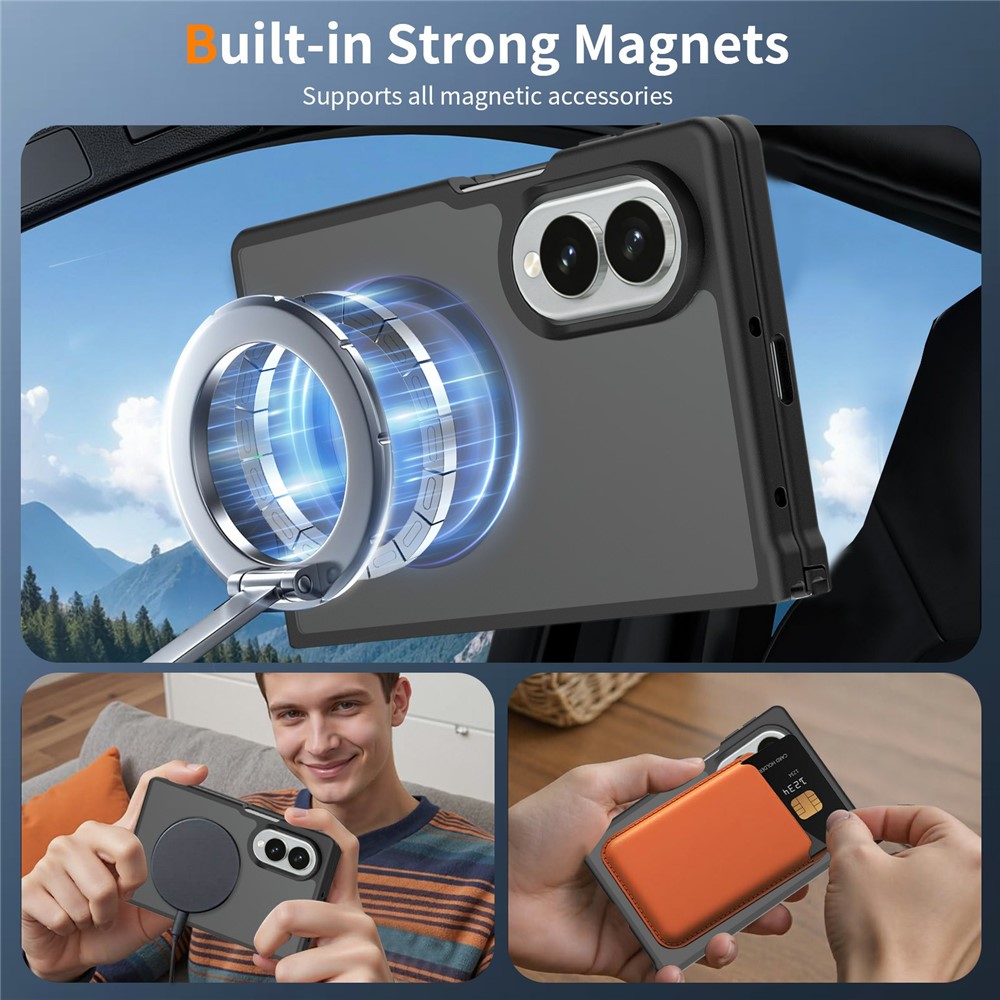  Samsung Galaxy Z Fold 8 Skal MagSafe TPU Svart