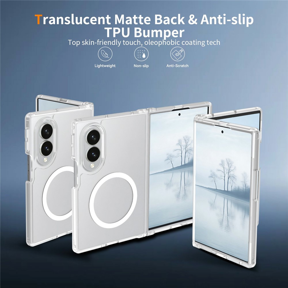  Samsung Galaxy Z Fold 8 Skal MagSafe TPU Transparent