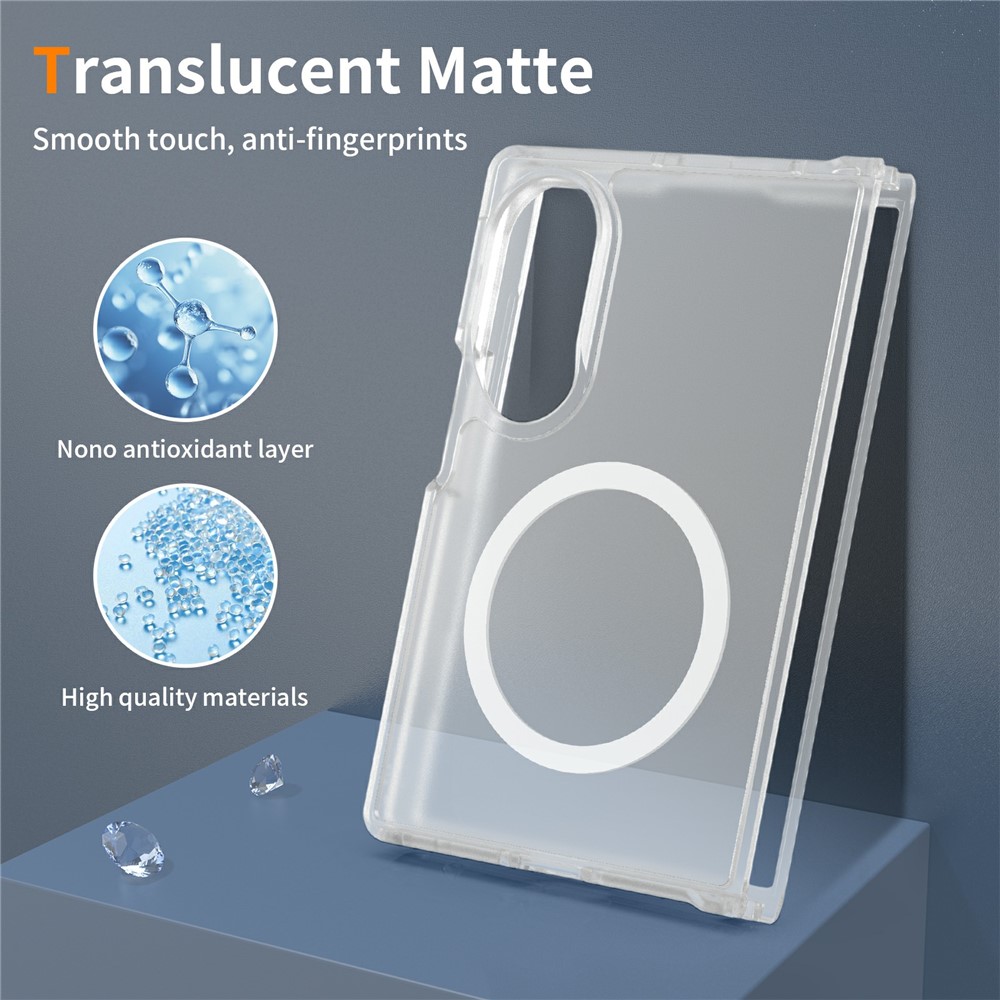  Samsung Galaxy Z Fold 8 Skal MagSafe TPU Transparent