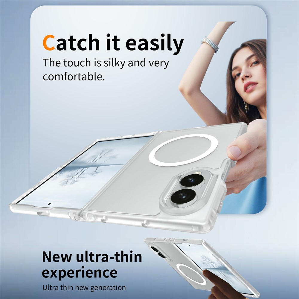  Samsung Galaxy Z Fold 8 Skal MagSafe TPU Transparent