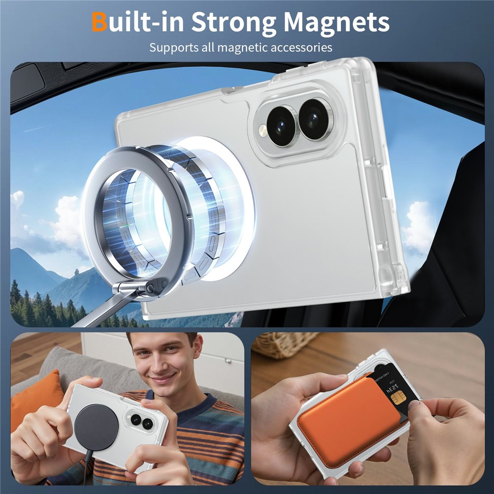  Samsung Galaxy Z Fold 8 Skal MagSafe TPU Transparent