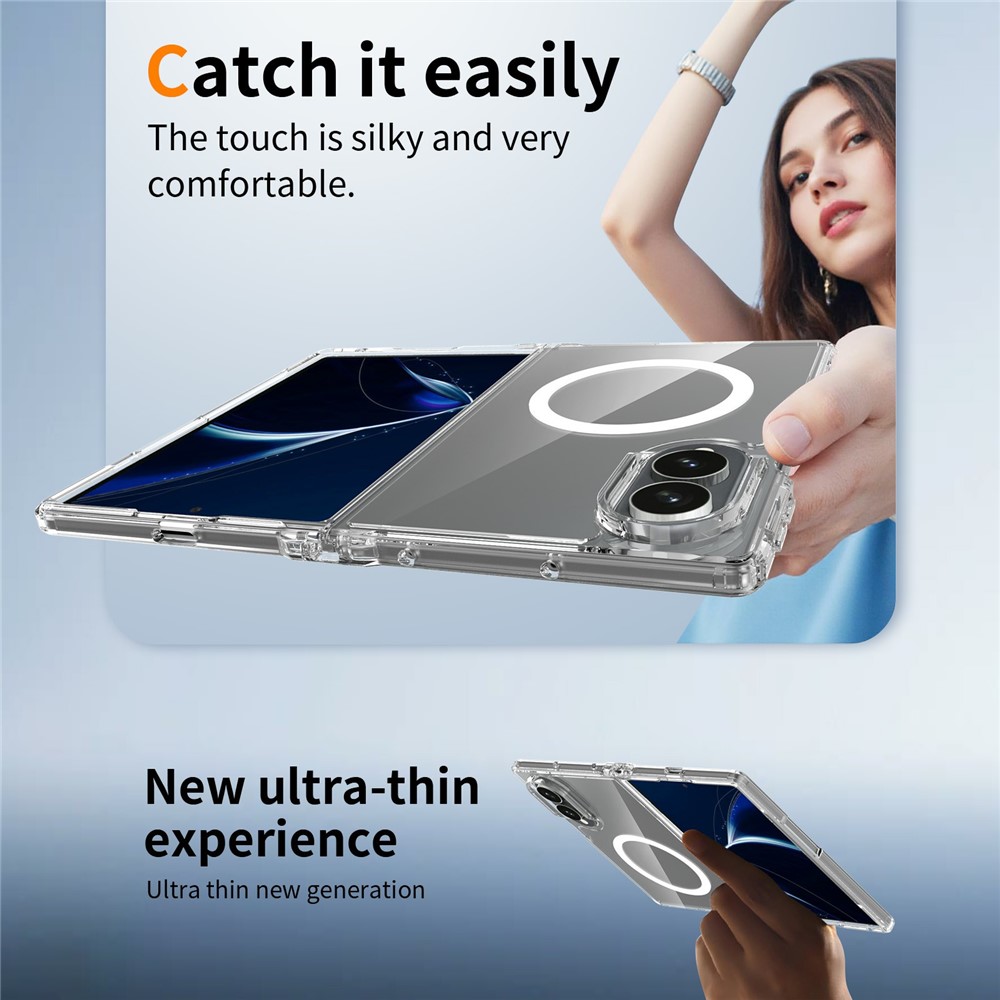  Samsung Galaxy Z Fold 8 Skal MagSafe TPU Transparent