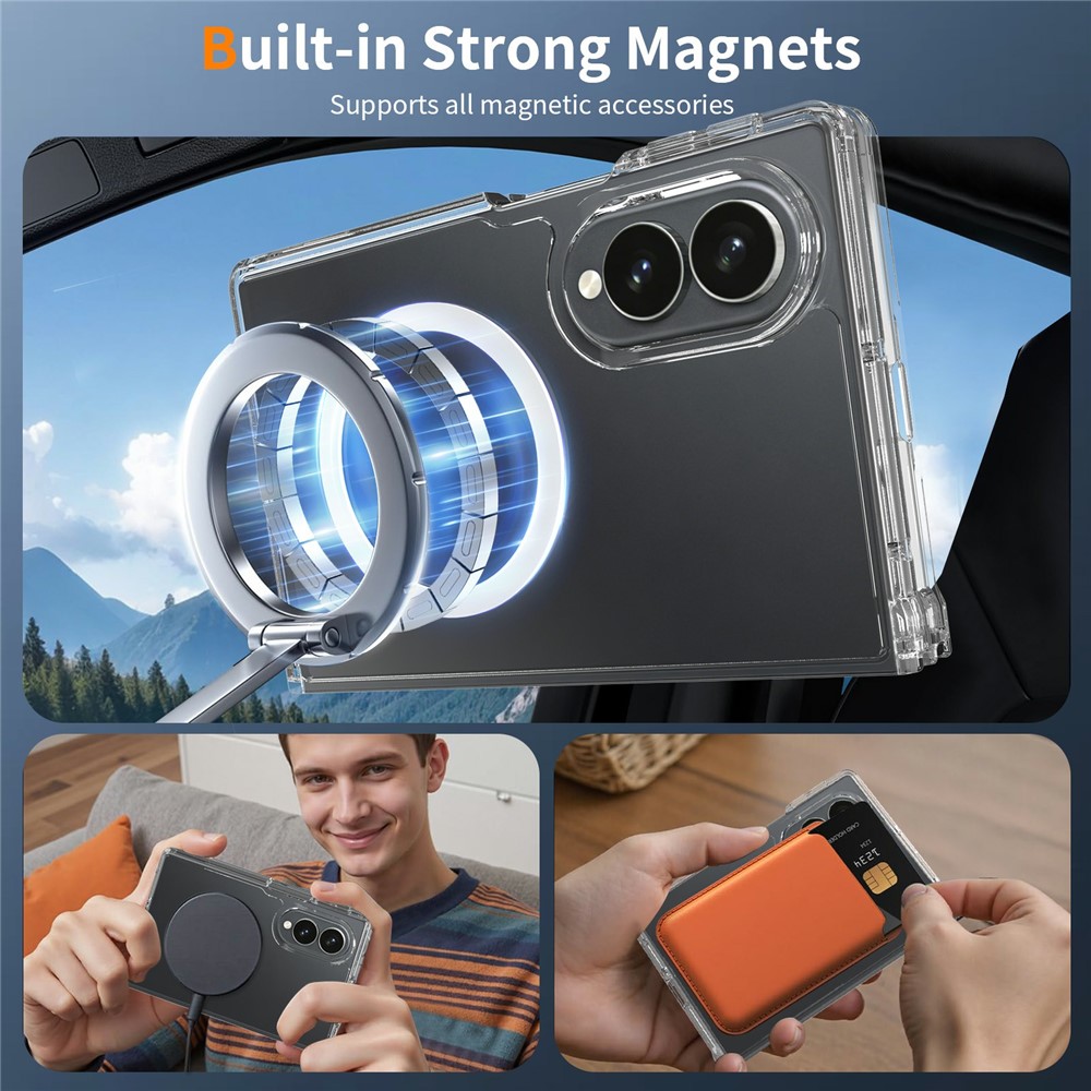  Samsung Galaxy Z Fold 8 Skal MagSafe TPU Transparent