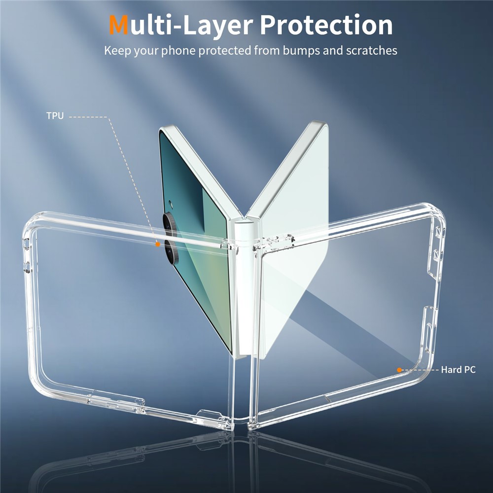  Samsung Galaxy Z Flip 8 Skal TPU Transparent