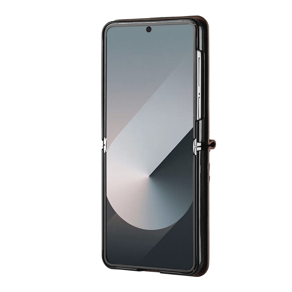 LC.IMEEKE LC.IMEEKE Galaxy Z Flip 8 Skal med Kortfack & Axelrem