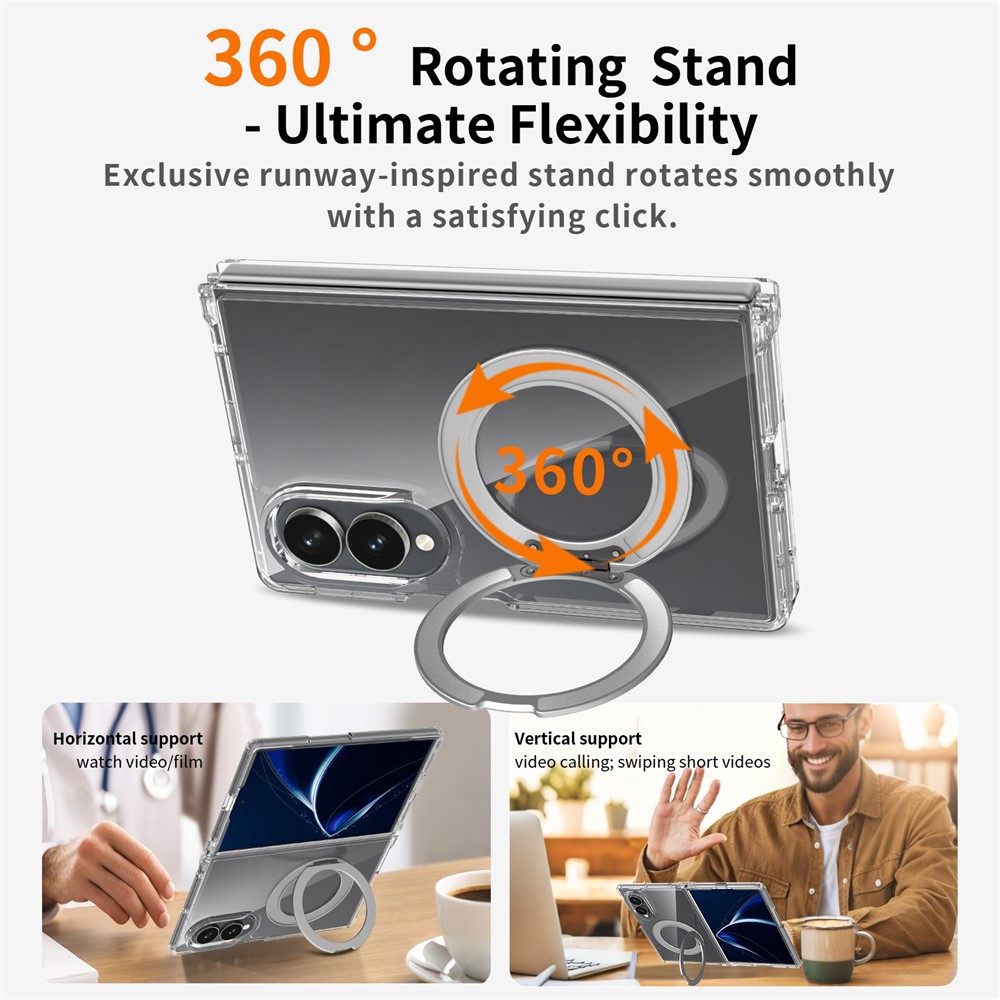  Samsung Galaxy Z Fold 8 Skal MagSafe TPU Transparent