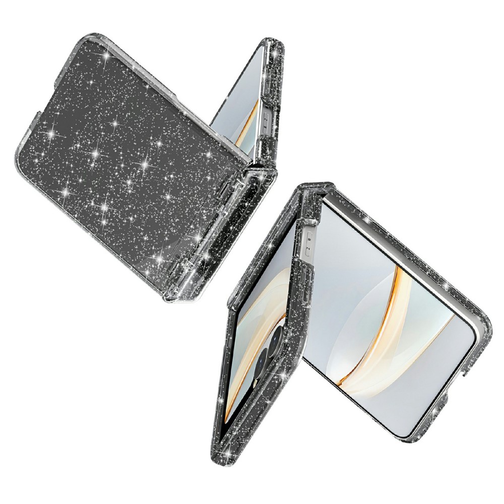  Samsung Galaxy Z Flip 8 Skal Glitter TPU Svart