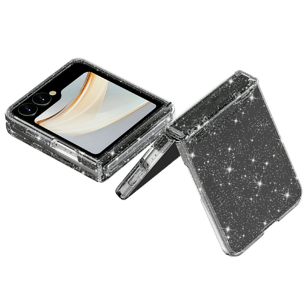  Samsung Galaxy Z Flip 8 Skal Glitter TPU Svart