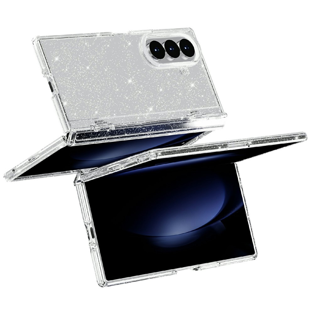  Samsung Galaxy Z Fold 8 Ultra Skal Glitter TPU Vit