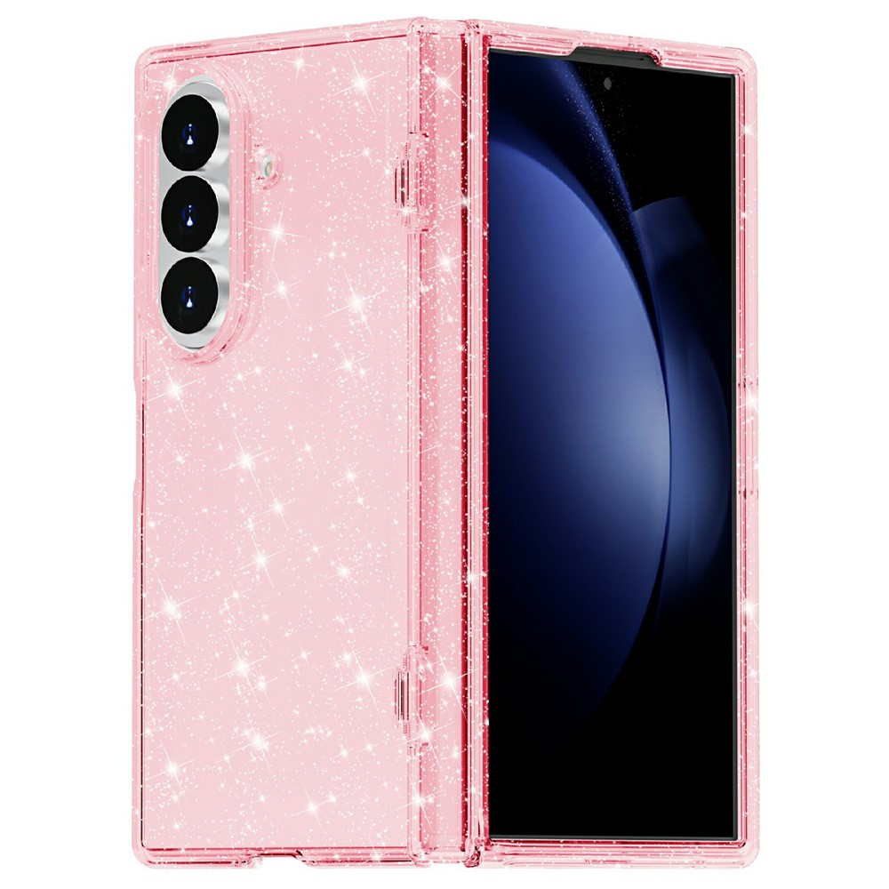  Samsung Galaxy Z Fold 8 Ultra Skal Glitter TPU Rosa