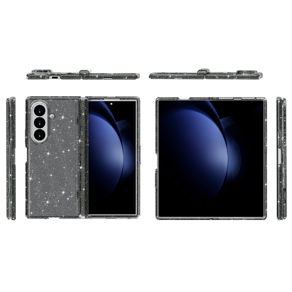  Samsung Galaxy Z Fold 8 Ultra Skal Glitter TPU Svart