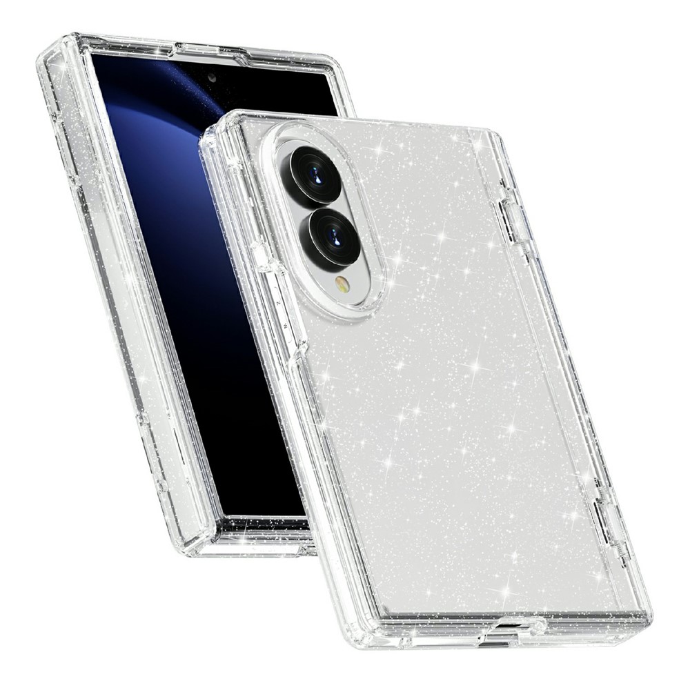  Samsung Galaxy Z Fold 8 Skal Glitter TPU Vit