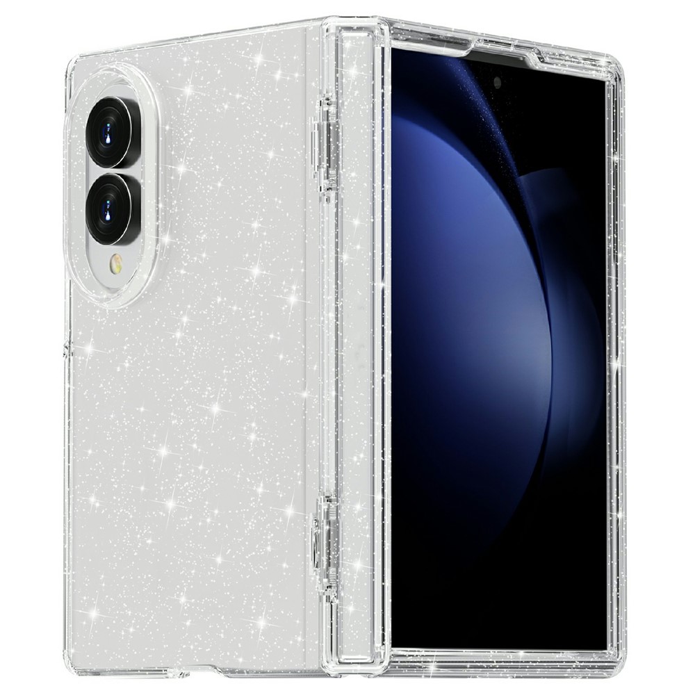 Samsung Galaxy Z Fold 8 Skal Glitter TPU Vit