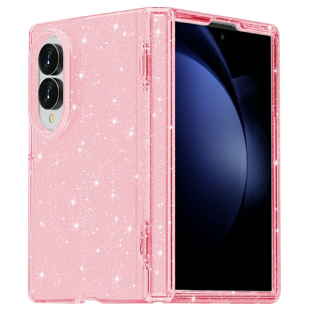  Samsung Galaxy Z Fold 8 Skal Glitter TPU Rosa