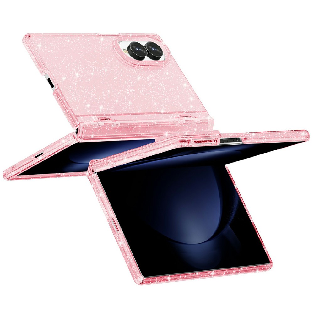  Samsung Galaxy Z Fold 8 Skal Glitter TPU Rosa