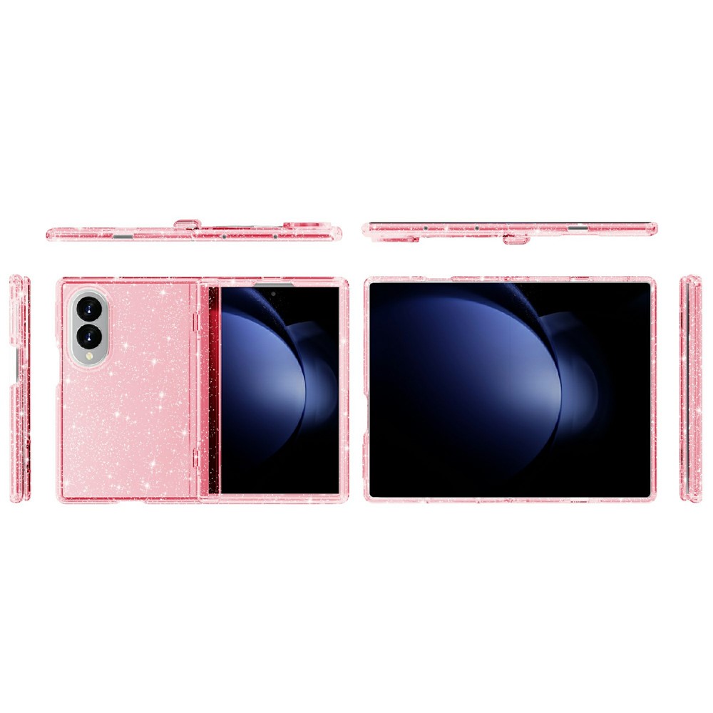  Samsung Galaxy Z Fold 8 Skal Glitter TPU Rosa