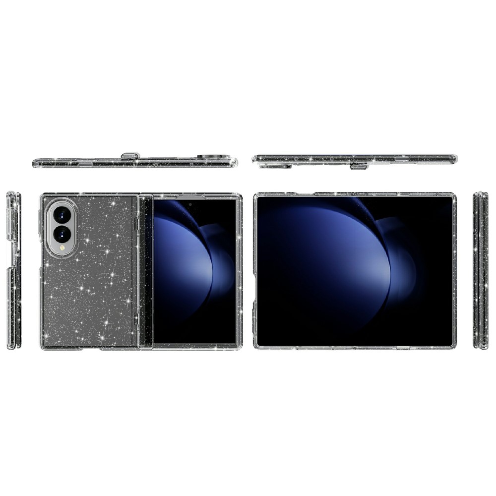  Samsung Galaxy Z Fold 8 Skal Glitter TPU Svart