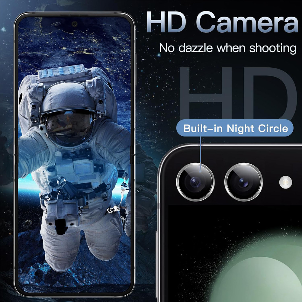 ENKAY ENKAY Samsung Galaxy Z Flip 8 Linsskydd Flerfärgad