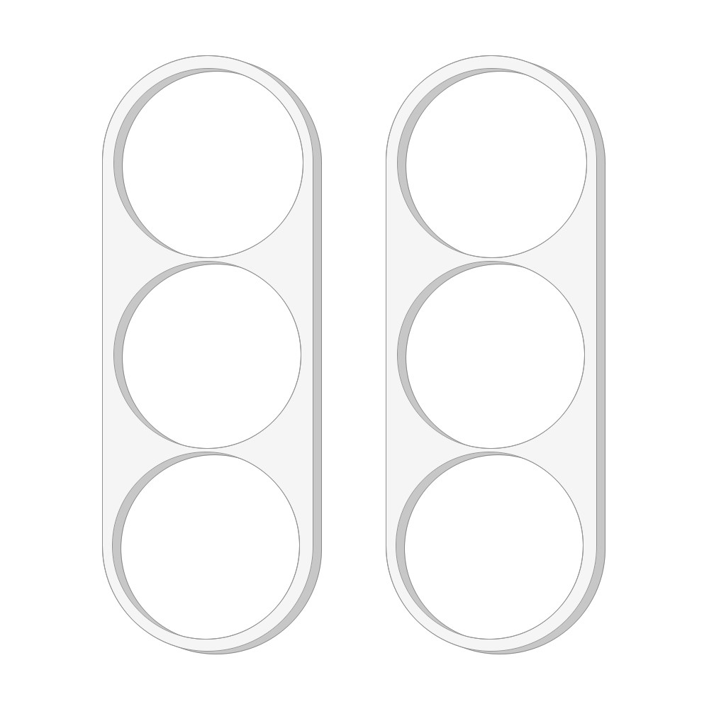  Samsung Galaxy Z Fold 8 Ultra 2-PACK Linsskydd Härdat Glas