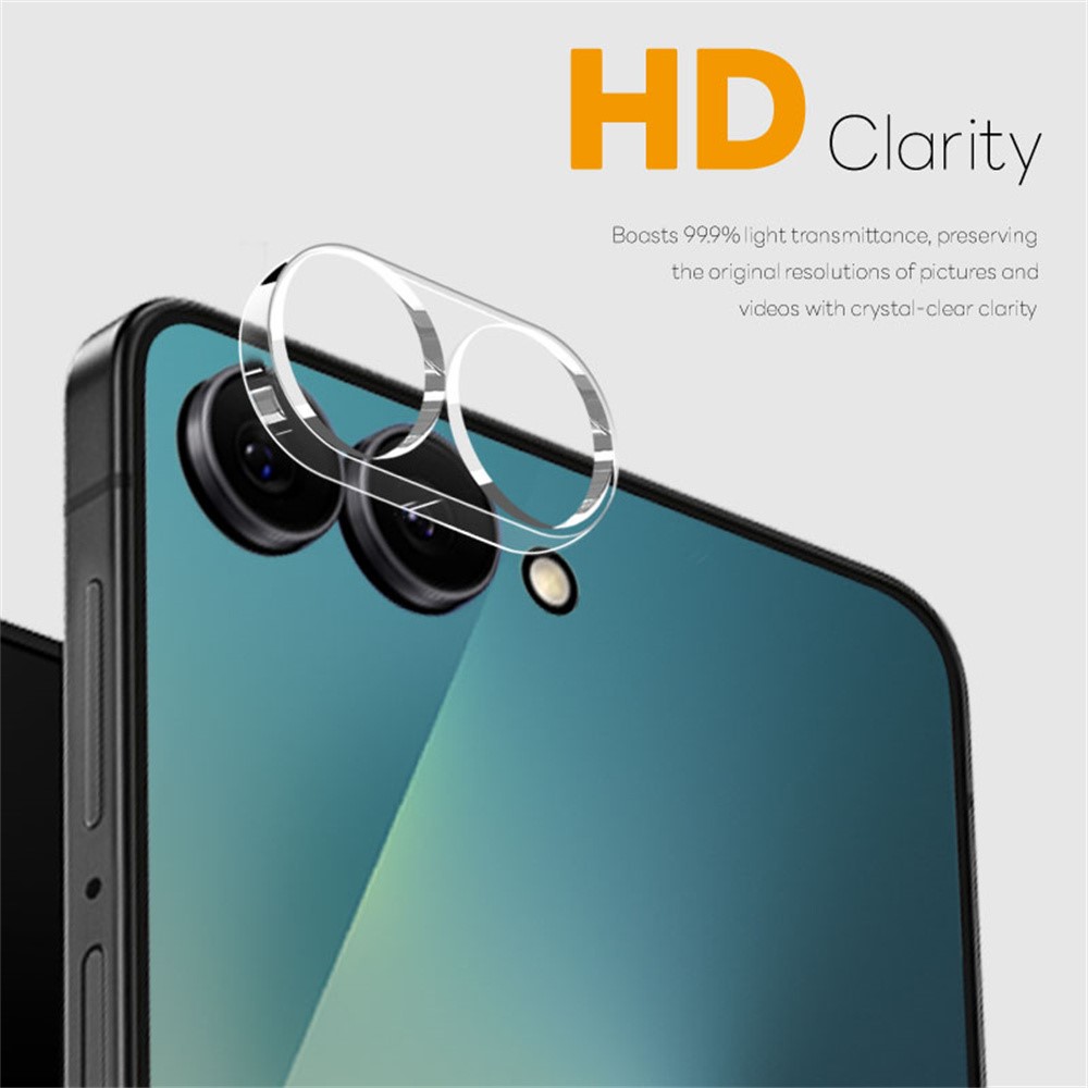 NORTHJO NORTHJO Samsung Galaxy Z Flip 8 2-PACK Linsskydd Härdat Glas